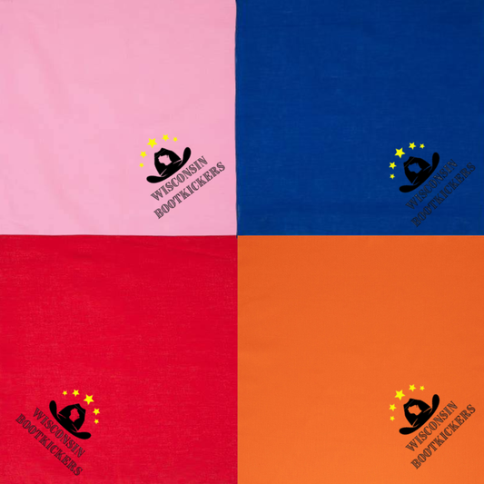 Wisconsin Bootkickers Embroidered Bandana