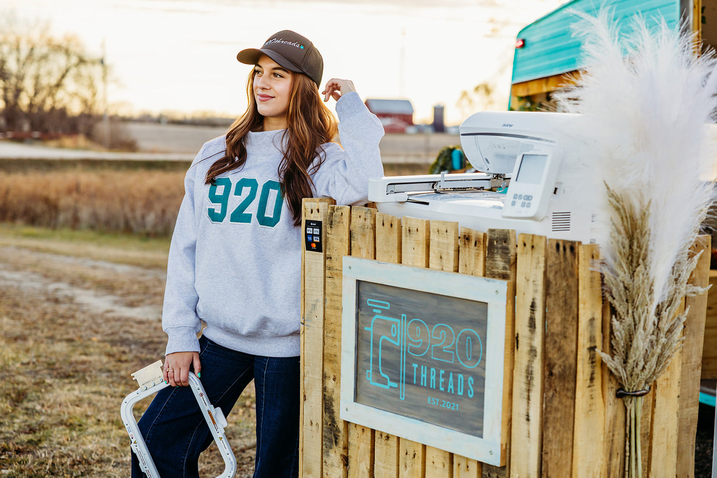 920 Mock Neck Crewneck