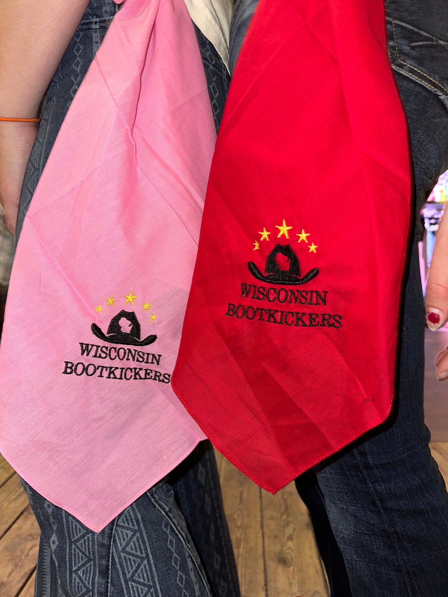 Wisconsin Bootkickers Embroidered Bandana