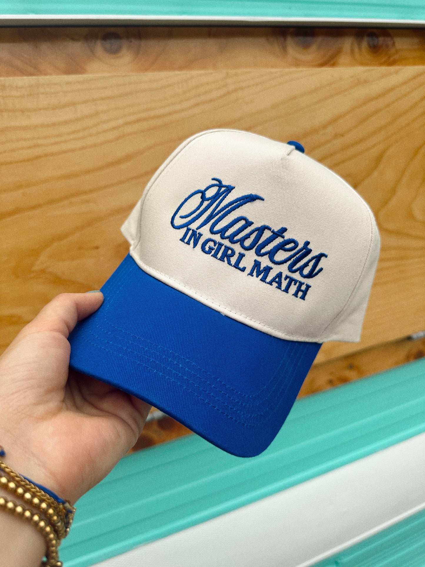 Masters In Girl Math Canvas Trucker Hat