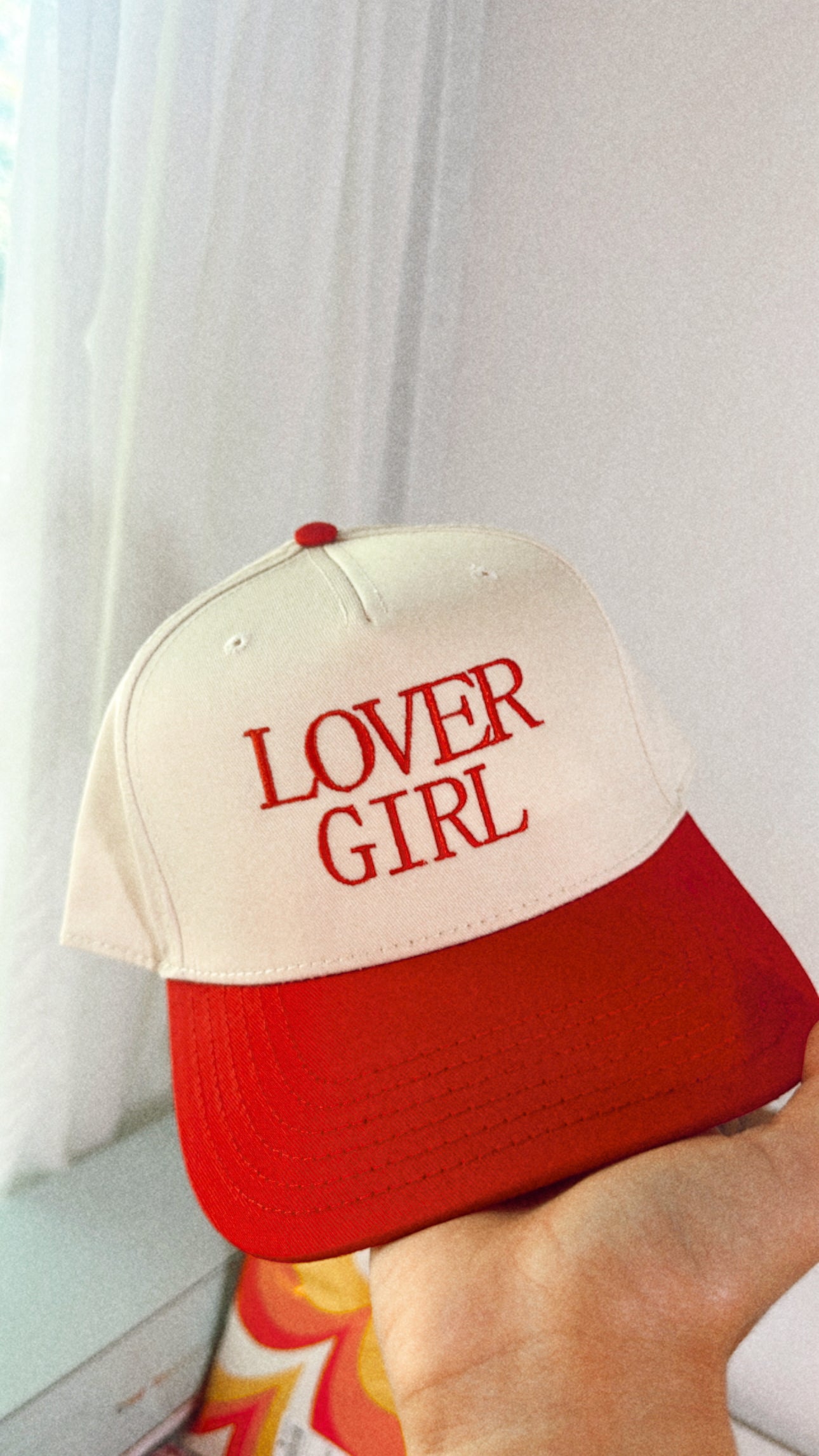 Lover Girl Embroidered Hat