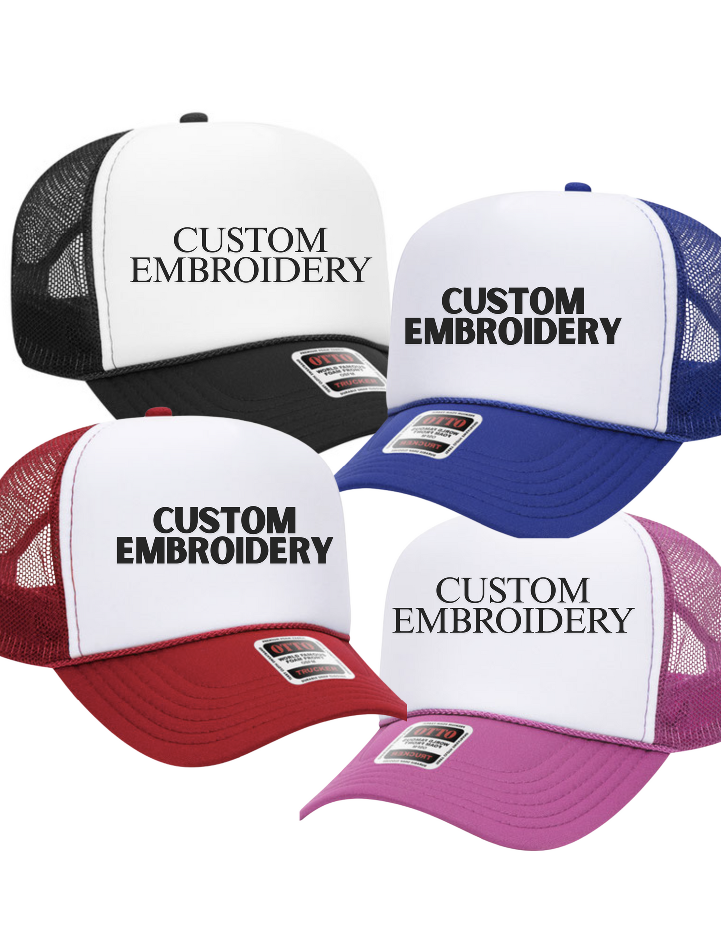 Custom Embroidered Trucker Hat – Personalized Just for You