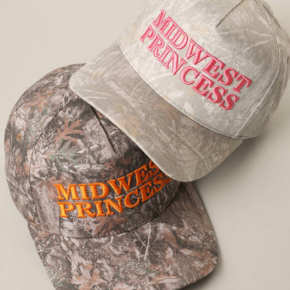 MIDWEST PRINCESS 3D Embroidered Camo Trucker Hat