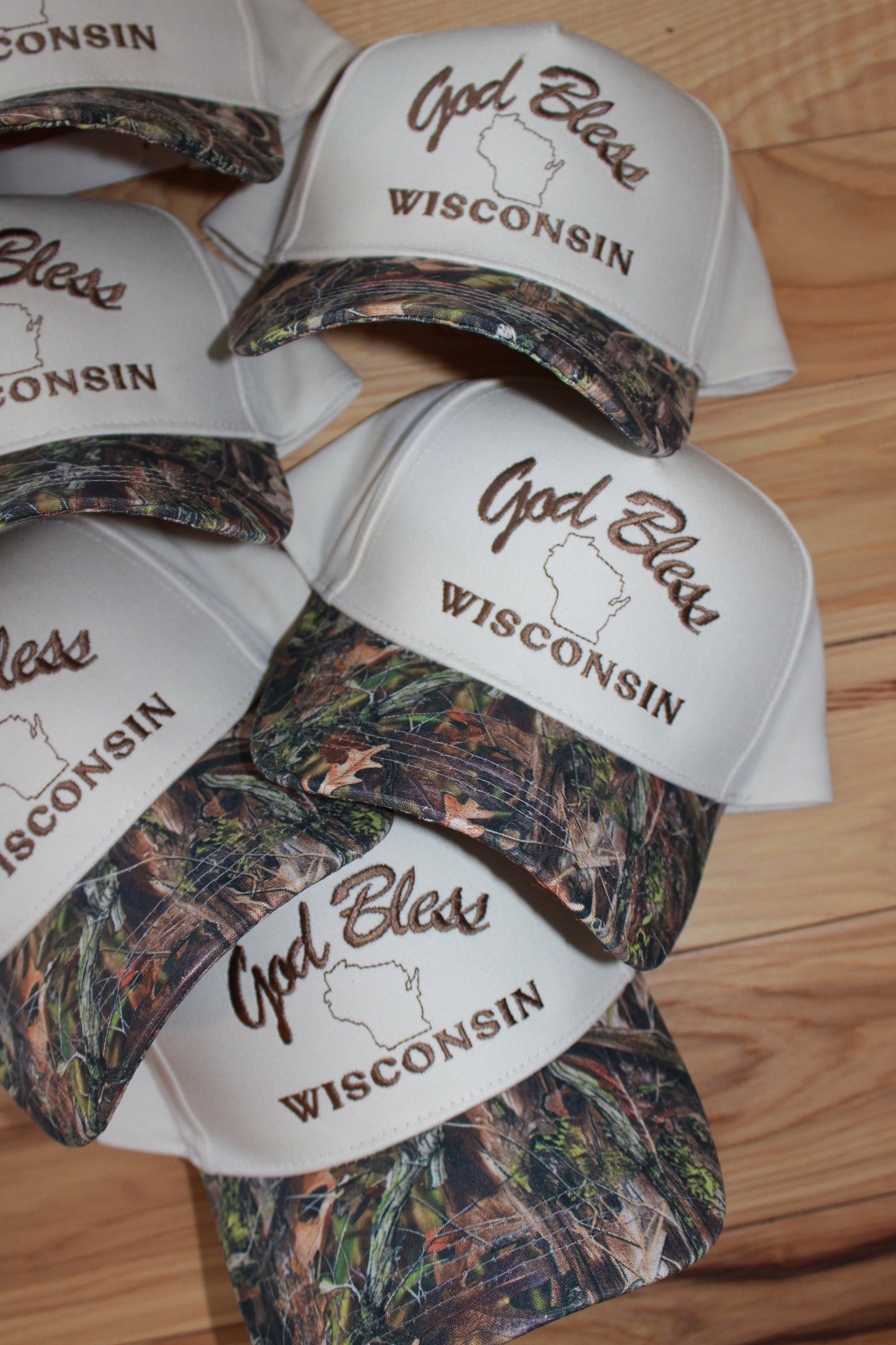 God Bless Wisconsin Trucker Hat