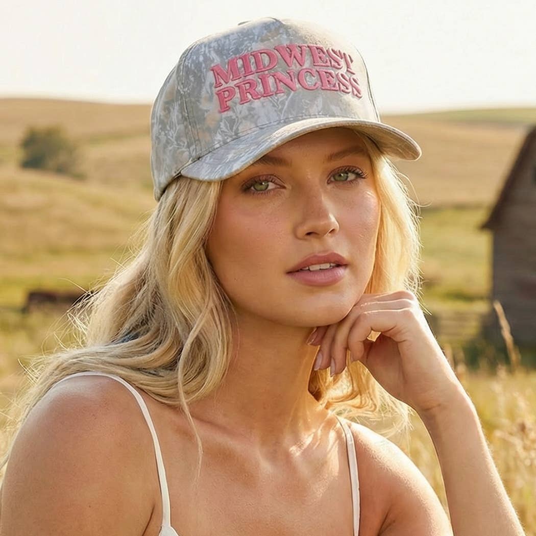 MIDWEST PRINCESS 3D Embroidered Camo Trucker Hat