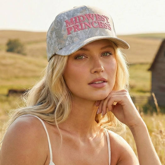 MIDWEST PRINCESS 3D Embroidered Camo Trucker Hat