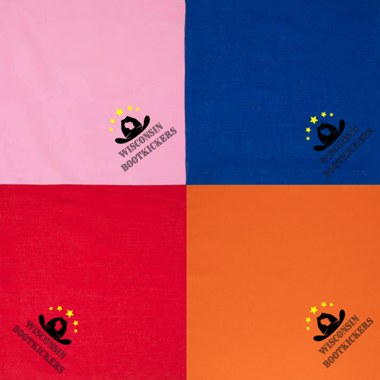 Wisconsin Bootkickers Embroidered Bandana