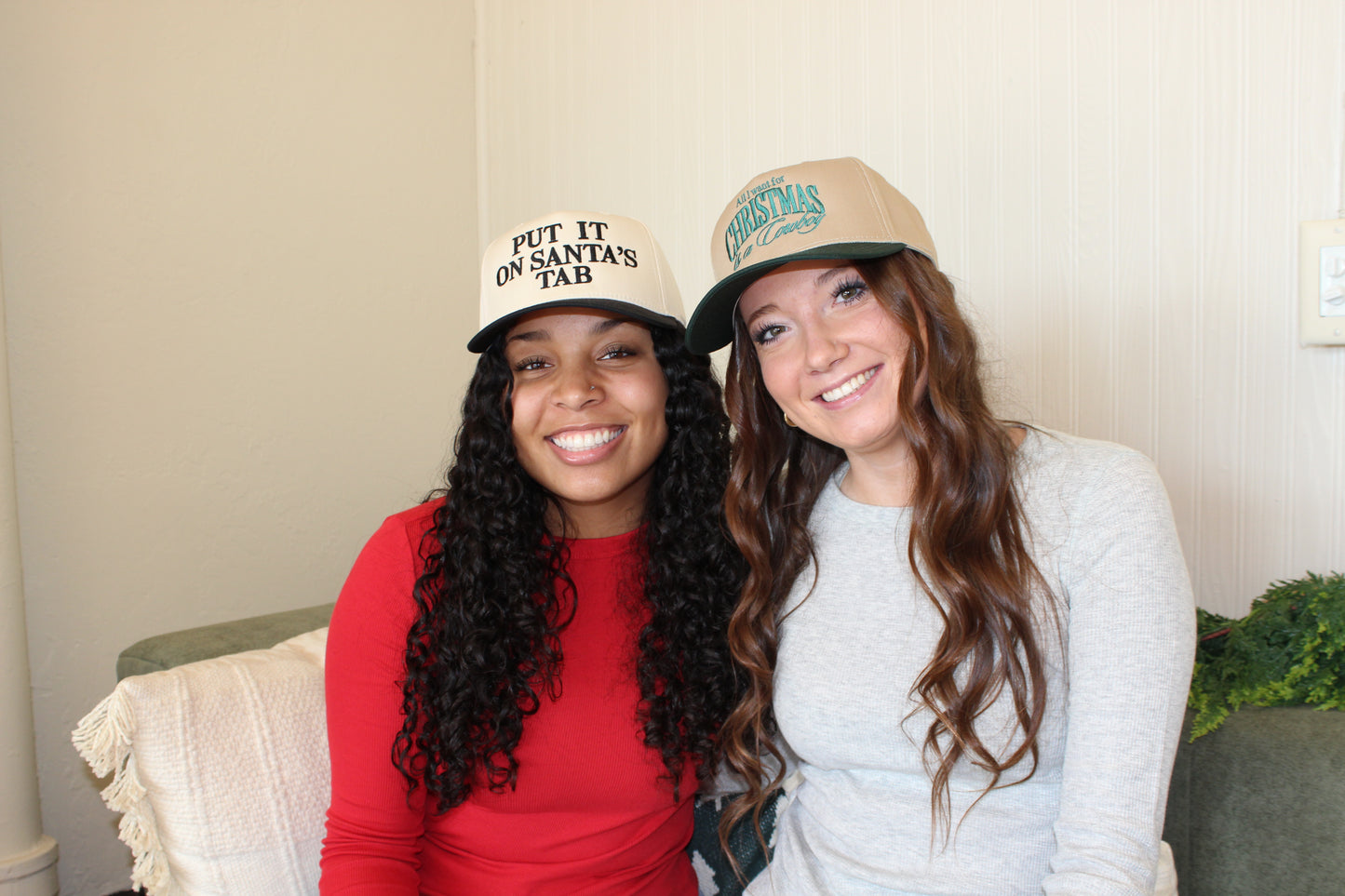 All I Want For Christmas Is A Cowboy Trucker Hat