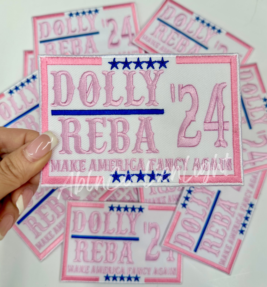 Dolly Reba 24 Pink Patch (Iron On)