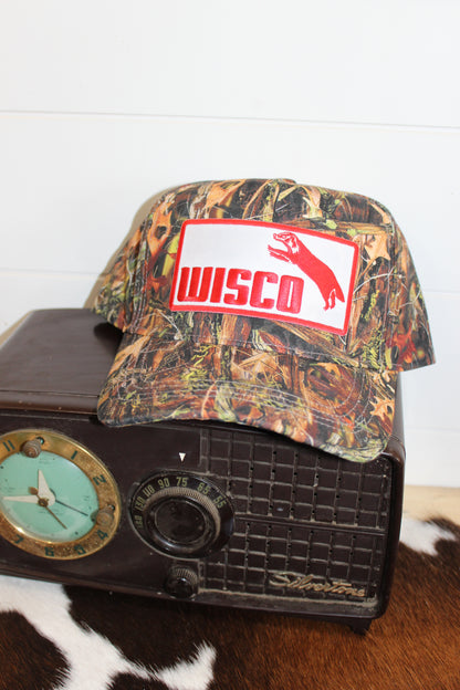Wisco Patch Camo trucker Hat