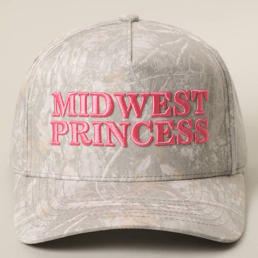 MIDWEST PRINCESS 3D Embroidered Camo Trucker Hat