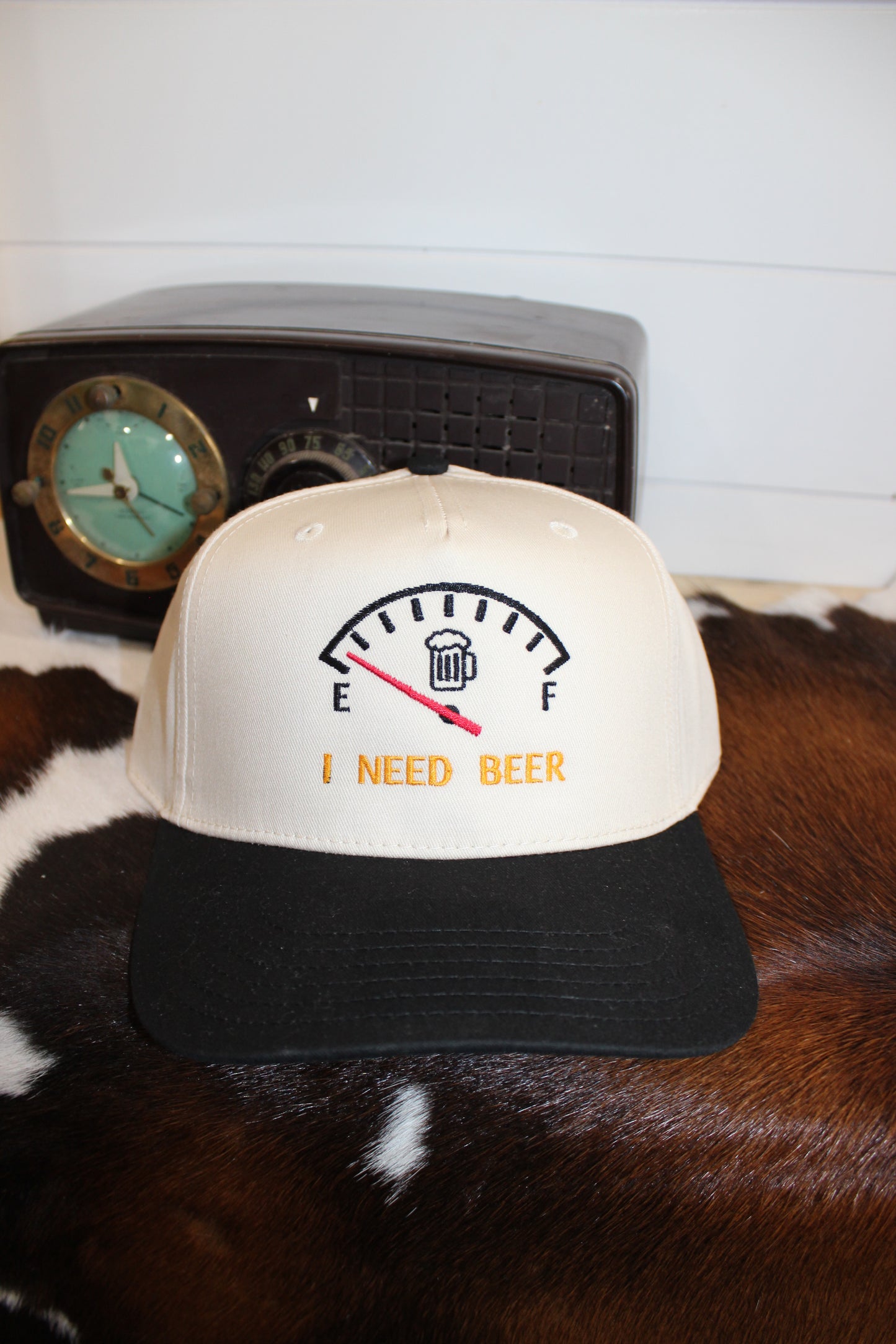 I Need Beer Embroidered Trucker Hat