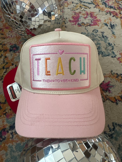 Slightly imperfect teach hat