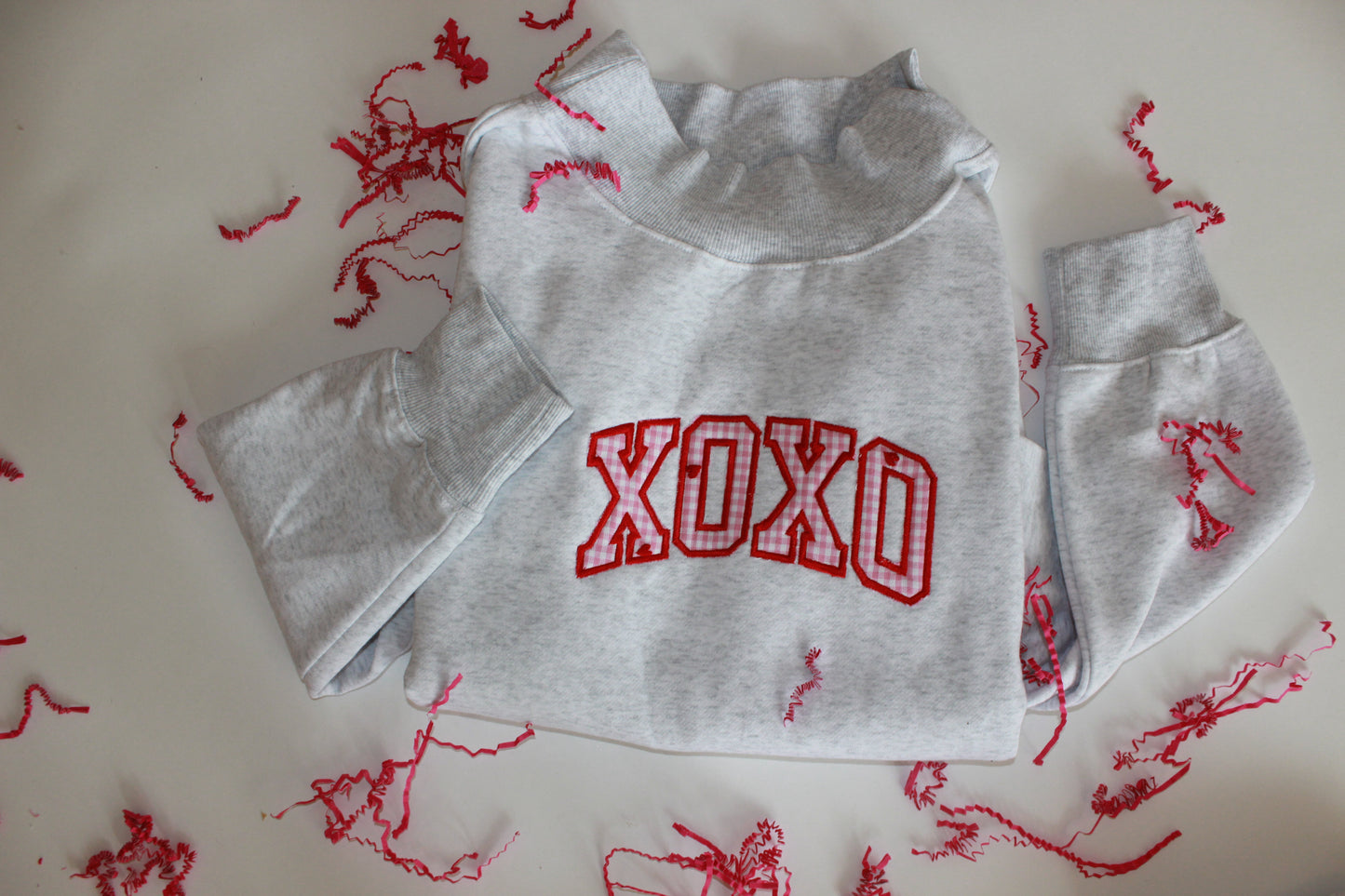 Imperfect XOXO Mock Neck