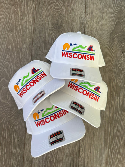 Wisconsin Embroidered Trucker Hat