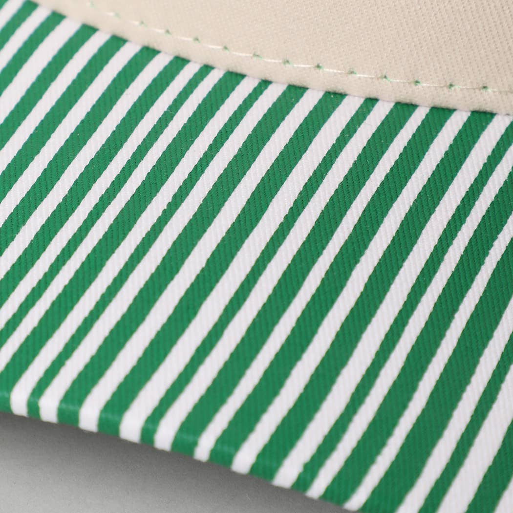 STRIPED BILL TRUCKER HAT