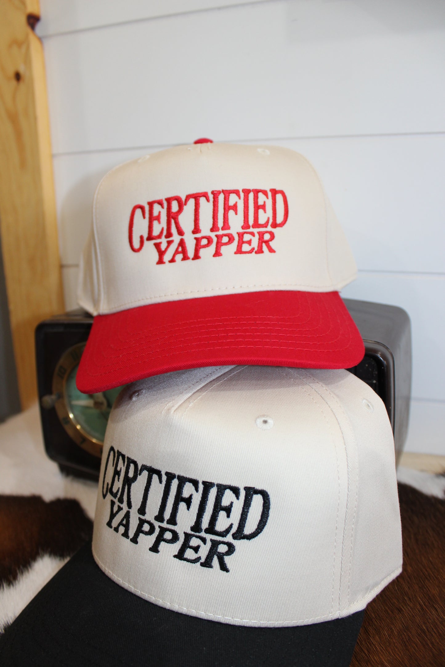 Certified Yapper Embroidered Trucker Hat