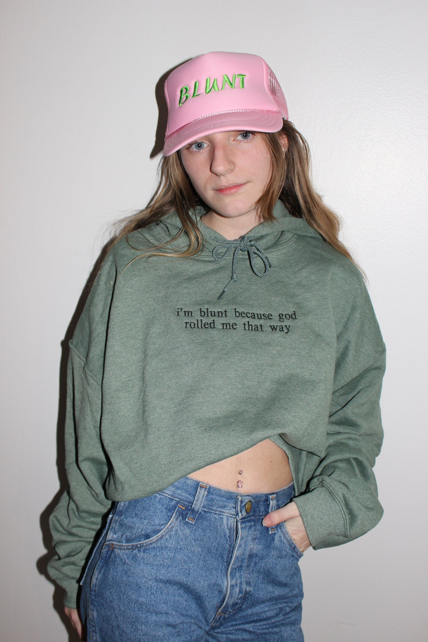 I'm Blunt Because God Rolled Me That Way Hoodie/Crewneck