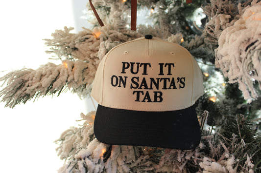 Put It on Santa's Tab Trucker Hat