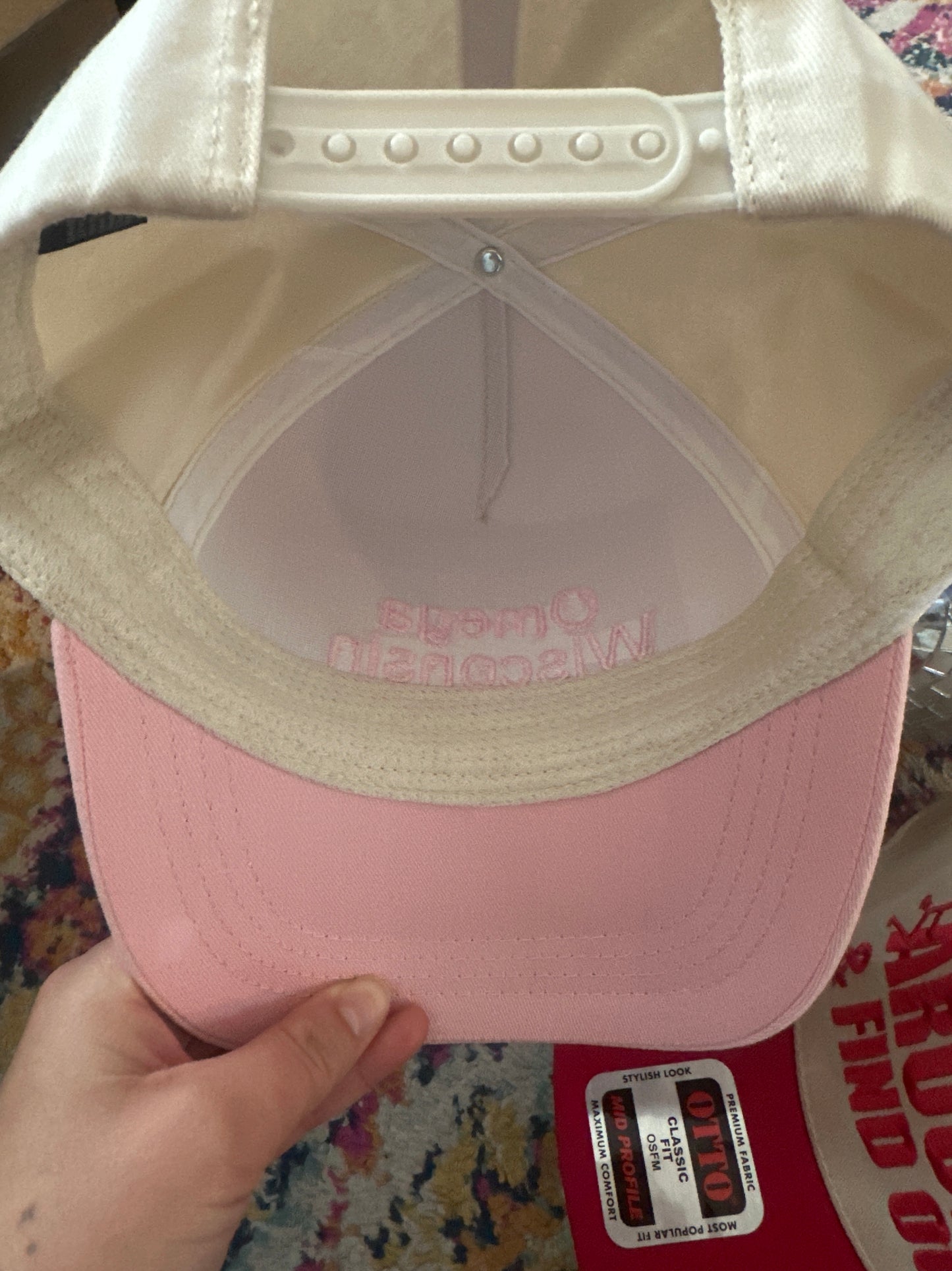 Slightly imperfect teach hat