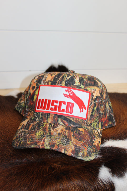 Wisco Patch Camo trucker Hat