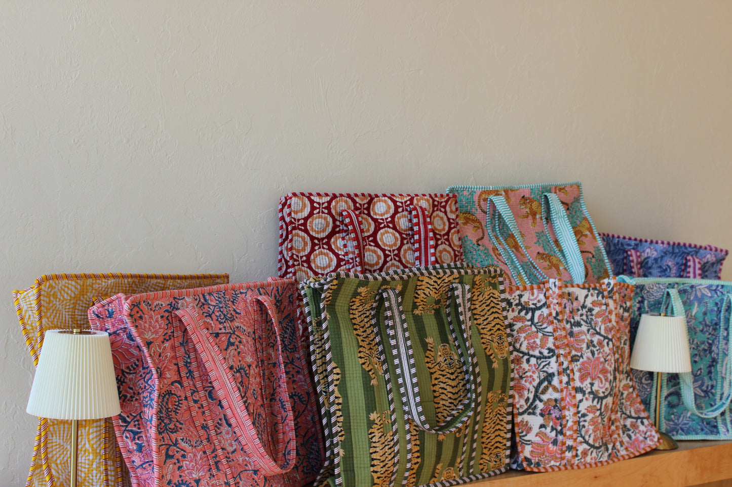 Custom Embroidered Monogram Quilted Bag