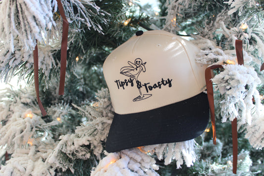 Tipsy & Toasty Embroidered Trucker Hats