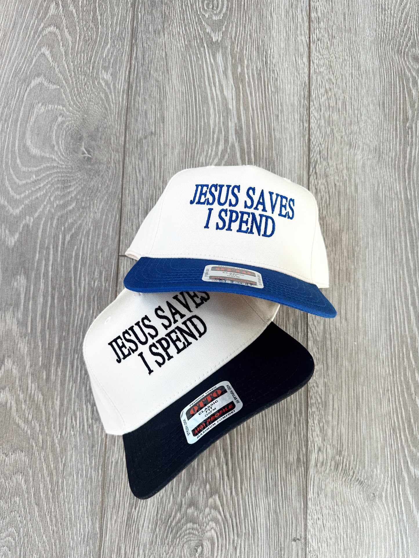 Jesus Saves I Spend Trucker Hat