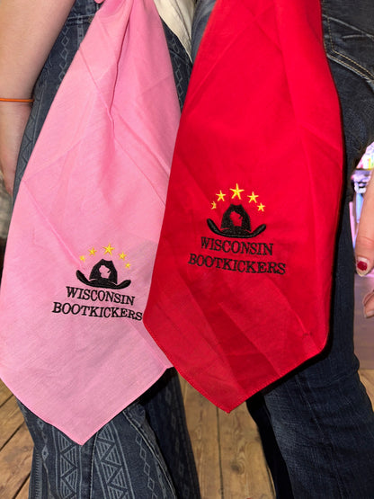 Wisconsin Bootkickers Embroidered Bandana