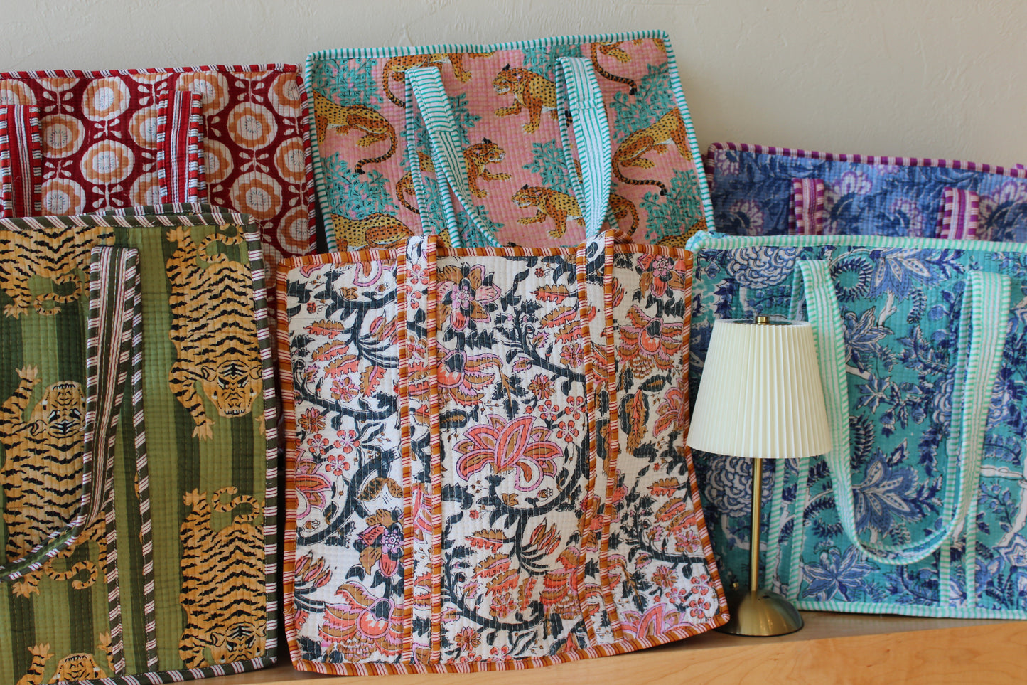 Custom Embroidered Monogram Quilted Bag