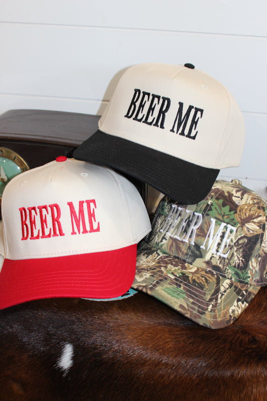 Beer Me Embroidered Trucker Hat
