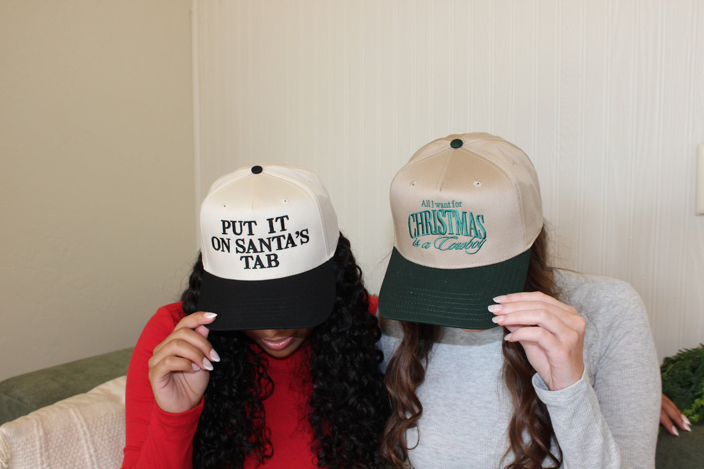 Put It on Santa's Tab Trucker Hat
