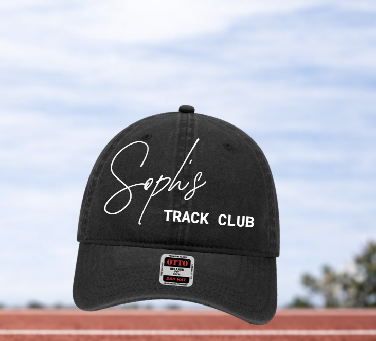 Soph's Track Club Embroidered Dad Cap