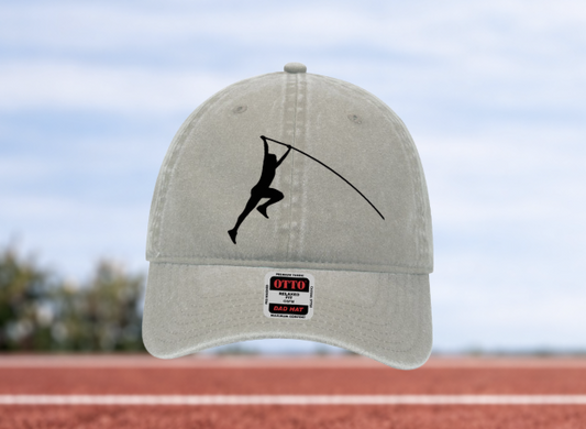 Pole Vault Embroidered Dad Cap