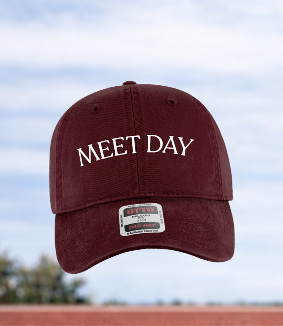 Meet Day Embroidered Dad Cap