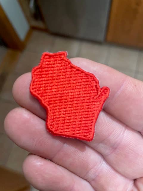 Wisconsin Embroidered Patch (Iron On)