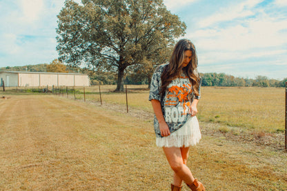 Camo Electric Rodeo, Country Western Boxy Cotton TShirt