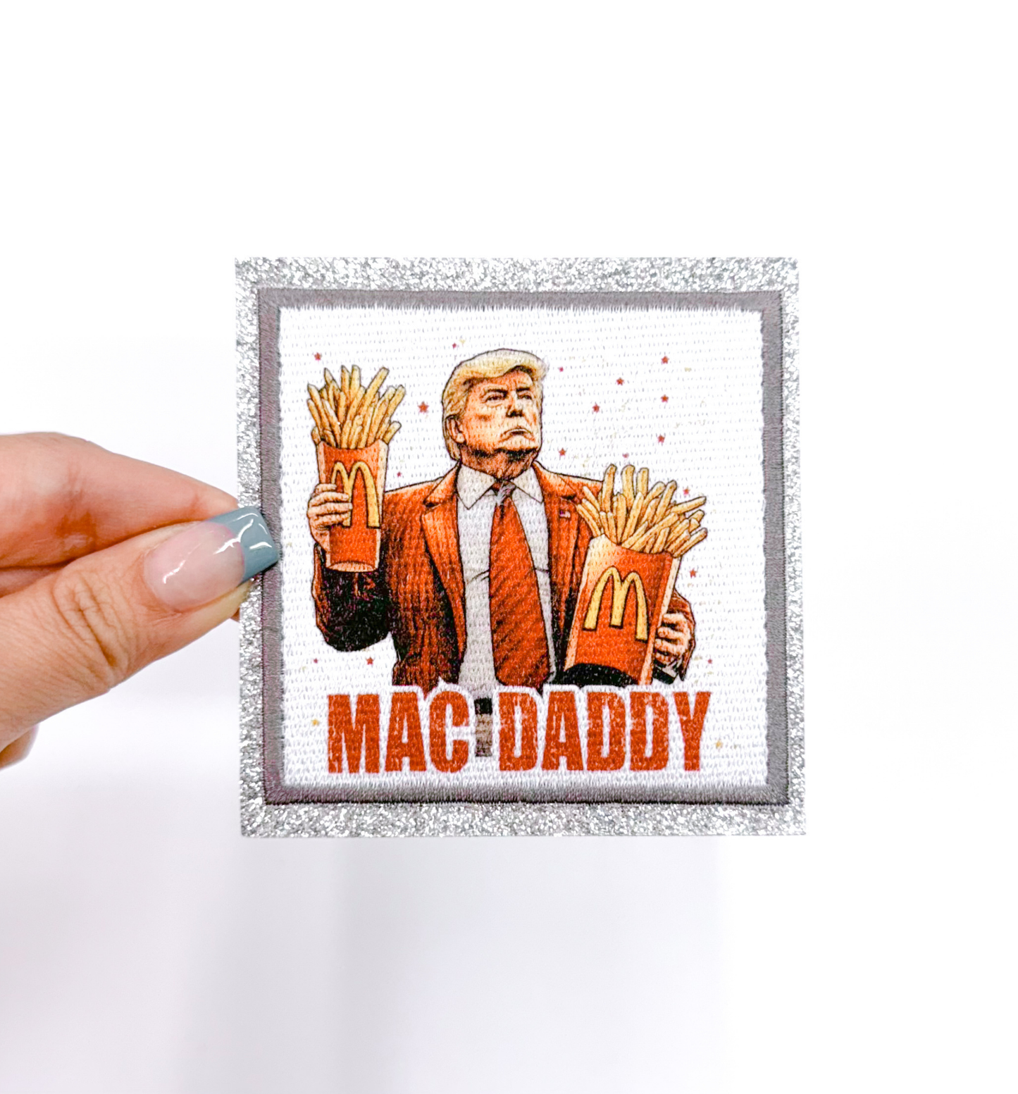 Mac Daddy Trump Embroidery Patch (Iron On)