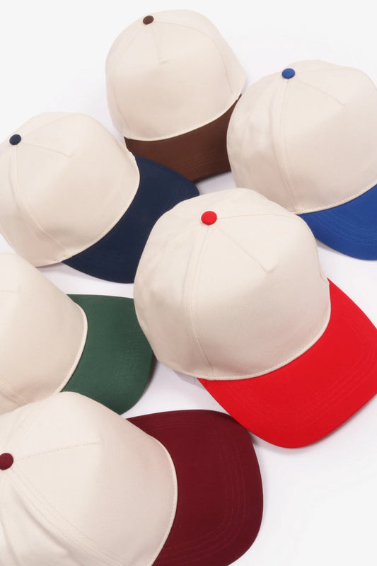 Two-Tone Canvas Trucker Hat