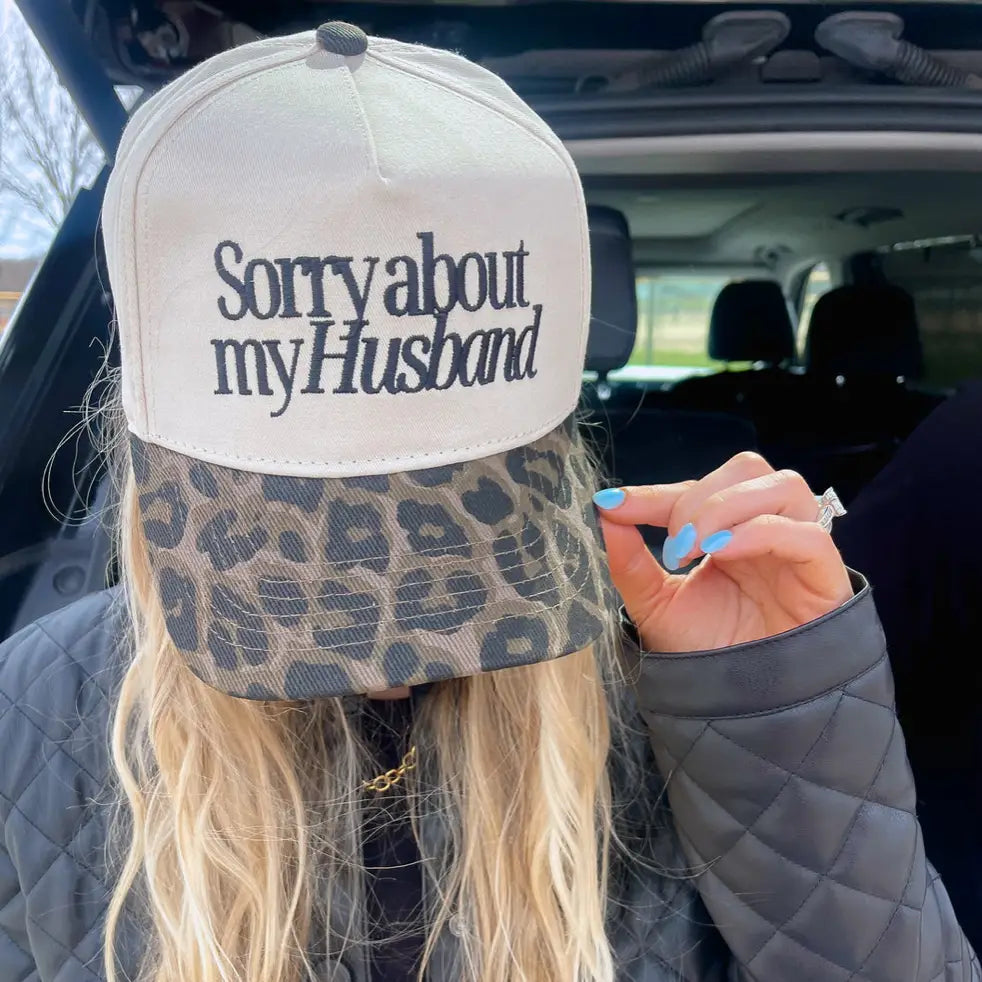 Sorry About My Husband Trucker Hat
